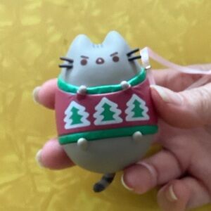 Pusheen the cat sweater ornament